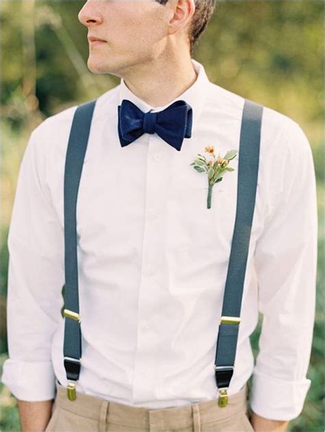 42 Stylish Grooms Outfit Ideas With Suspenders Weddingomania