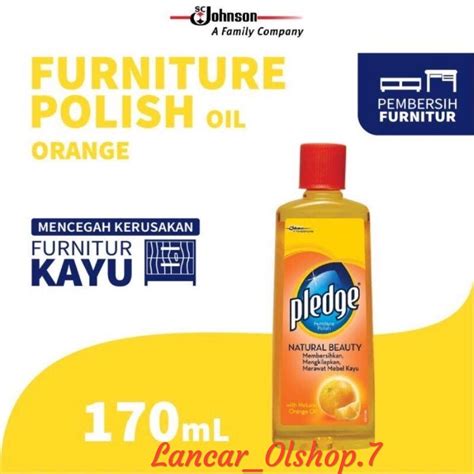 Jual PLEDGE FURNITUR POLISH FURNITUR KAYU MEBEL PEMBERSIH 170ML