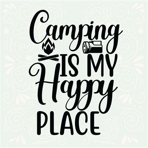 Dise O De Camiseta De Camping Svg Vector Premium