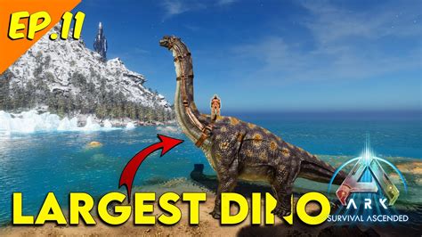 How To Tame Dreadnoughtus In Ark Ascended Ep Arkascended