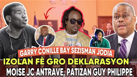 Garry Conille Fe Tout Moun Sezi Moise Jc Entrave Net Izolan Fe Gro