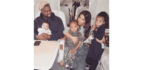 Photo Kanye West Kim Kardashian Et Leurs Trois Enfants Chicago