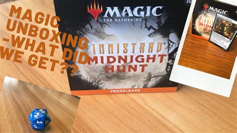 INISTRAD MIDNIGHT HUNT PRE RELEASE KIT UNBOXING YouTube