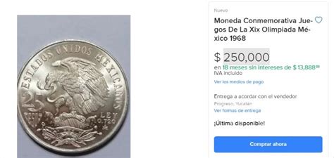 La Moneda Antigua De Con Valor De Pesos Que Puedes Vender En