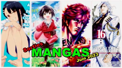 Tous Les Sorties Mangas De Juin Youtube