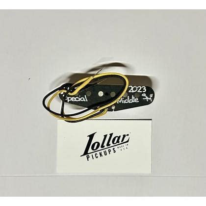 Lollar Pickups Special S Series Strat Pickups Flat Pole Parchment