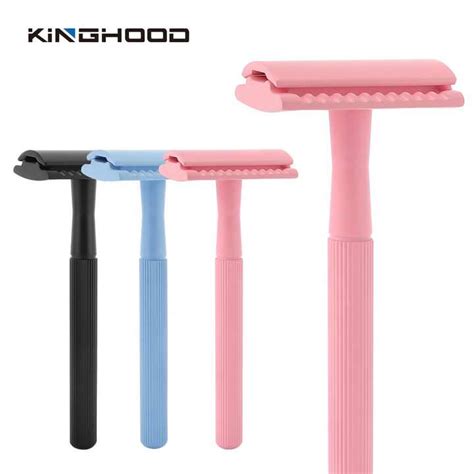 Custom Eco Friendly Classic Female Bikini Pink Metal Safety Razors For Women Alibaba