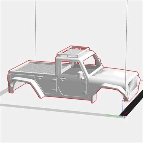 3d Print Scx24 Jeep Wrangler Body • Made With Voxelab Aquila・cults