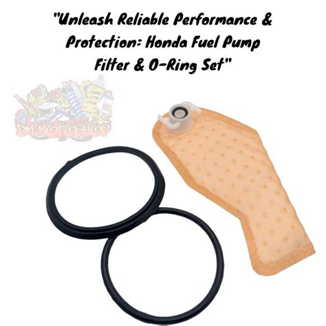 Honda Fuel Pump Filter And O Ring Set Enhanced Performance And Protection