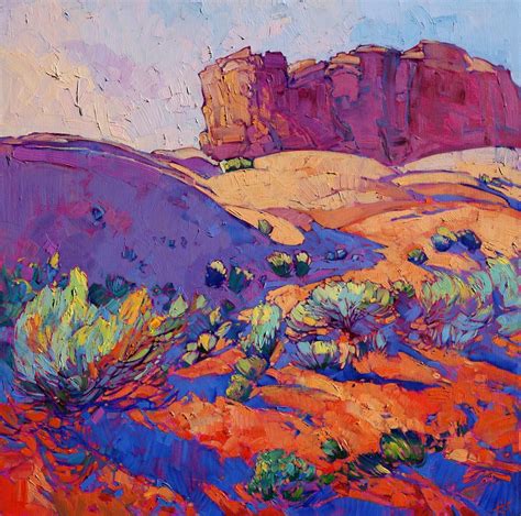 Southwestern Interior Design Modern Impressionist Artwork Monument