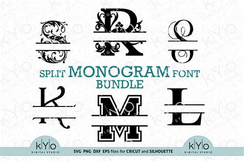 Art & Collectibles PNG Monogram Frame Alphabet SVG Alphabet letter svg ...