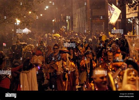 4 February 2012 New Orleans Louisiana Colourful Scenes As Mardi