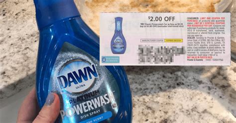 $3 Dawn Coupon Printable