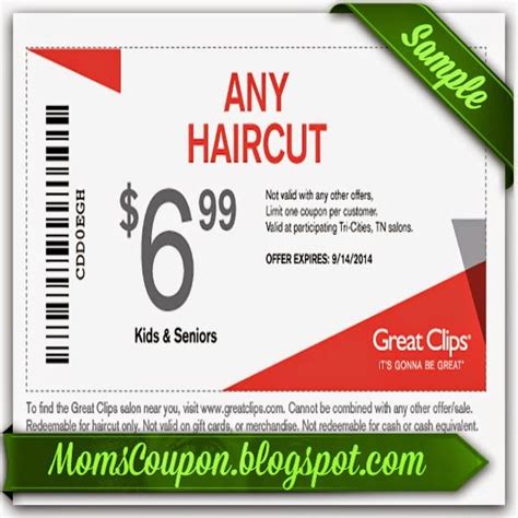 $799 Great Clips Coupon Printable Free