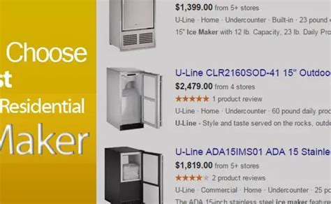 **The U-Line Ice Machine: A Symbol of Luxury, Convenience, and Refreshment**