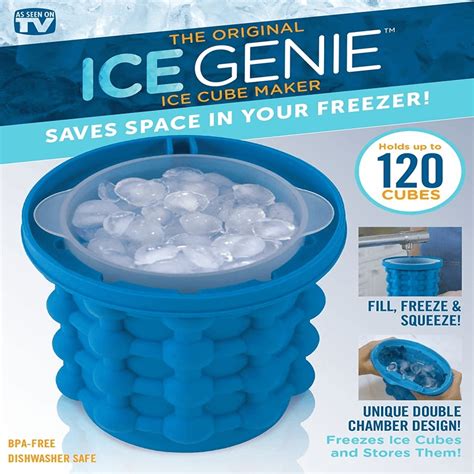 **Transform Your Cooling Game with the Ice Genie Ice Cube Maker: A Must-Have for Refreshing Moments**