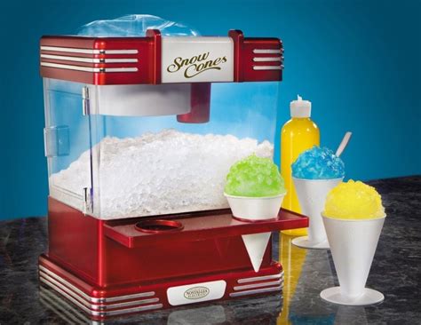 ¡Desata la helada dulzura: Una oda a las mágicas máquinas para hacer raspados de hielo!