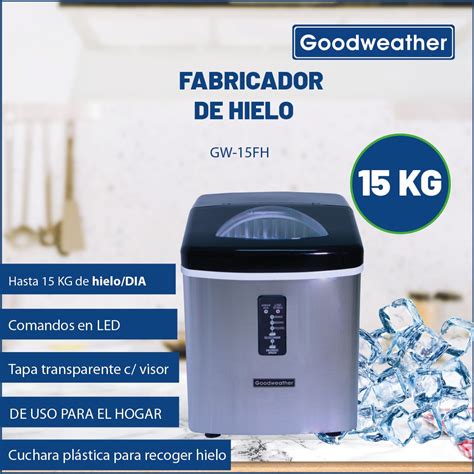 ¡Descubre la Fabricadora de Hielo Goodweather: Tu Solución Definitiva para Bebidas Refrescantes!