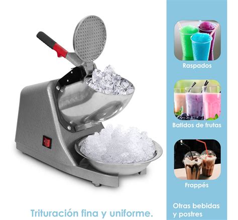 ¡Potencia tus raspados con una máquina trituradora de hielo!