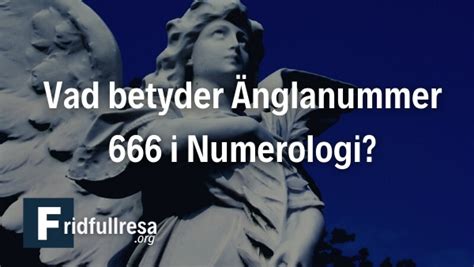 änglanummer 666