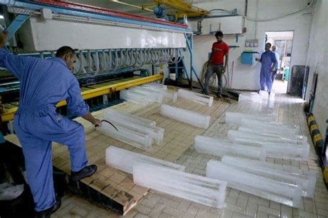 الكلام في مصنع مكعبات الثلج المغربية