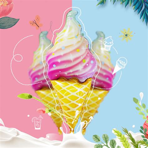  冰淇淋甜筒氣球：你的盛夏狂歡利器 
