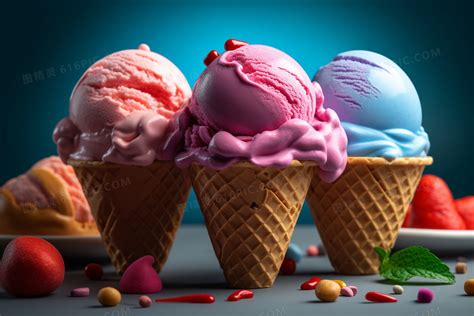 冰淇淋马卡龙的甜蜜世界 