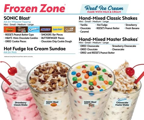  Dive into the Sweet Symphony of Sonic Ice Cream: A Comprehensive Guide to Flavors, Prices, and More 