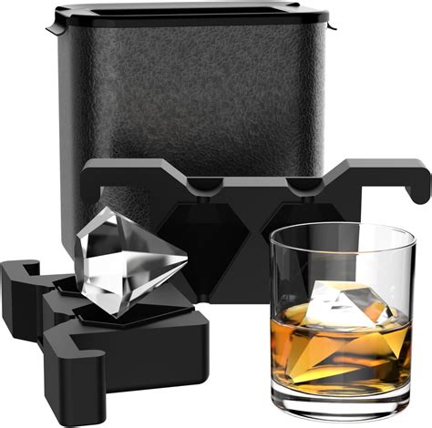  Elevate Your Drinkware with the Enchanting Clear Diamond Ice Cube Press 