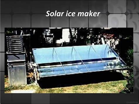 Harness the Power of the Sun: The Revolutionary Solar Ice Maker 