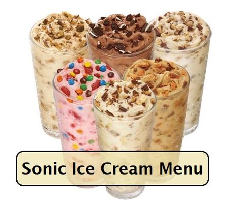 Indulge in the Sweet Symphony of Sonics Ice Cream Menu: A Delectable Adventure for Your Taste Buds 