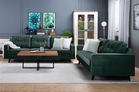  Inspiration vardagsrum grön soffa till hemmet