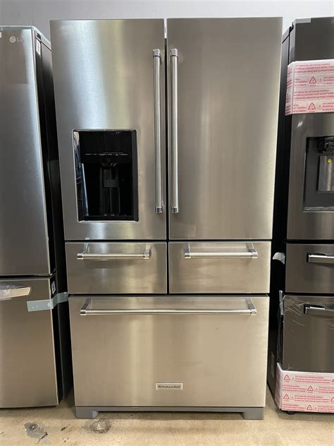  Introducing the KitchenAid 25.8-cu ft 5-Door French Door Refrigerator with Ice Maker: The Epitome of Kitchen Excellence 