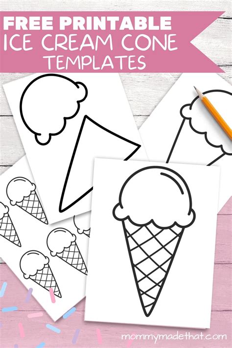  Printable Ice Cream Cone: A Sweet Treat for Any Occasion
