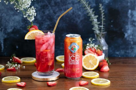  Refreshing Delight: Sparkling Ice Strawberry Lemonade - A Taste of Summer in Every Sip 