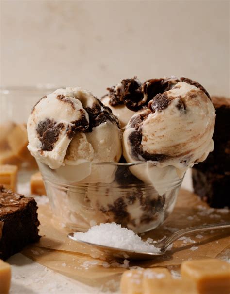  Salted Caramel Brownie Ice Cream: A Sweet and Savory Delight 