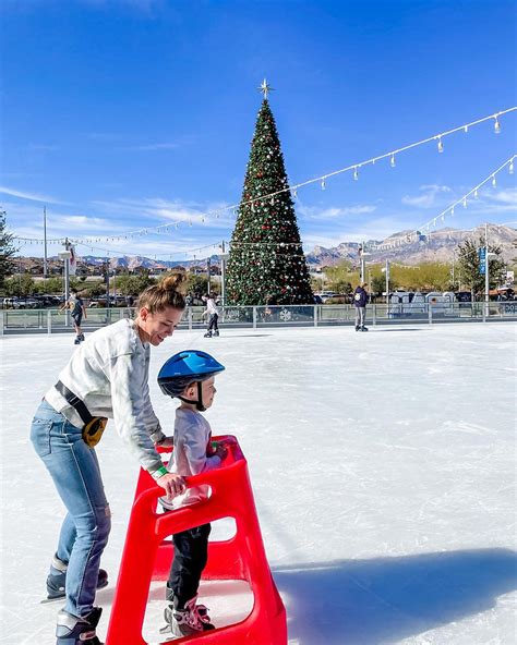  downtown summerlin ice skating rink sparks joy and health in locals