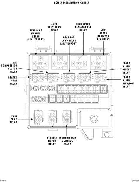 00 sebring ac fuse diagram 