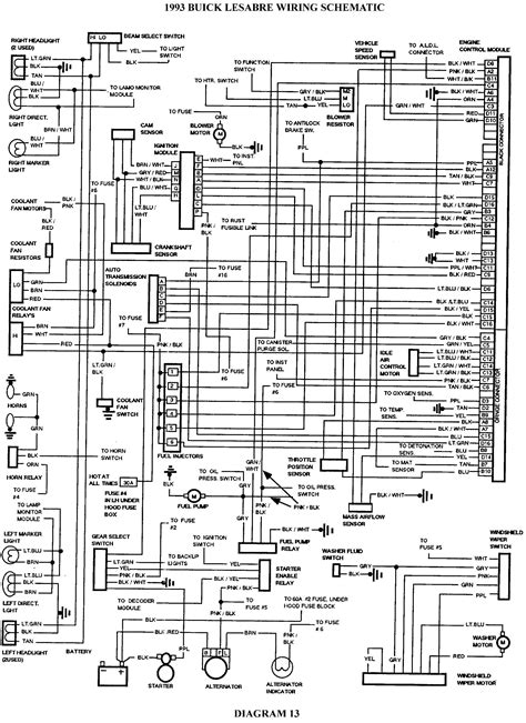 01 Buick Lesabre Ecm Wiring Diagram