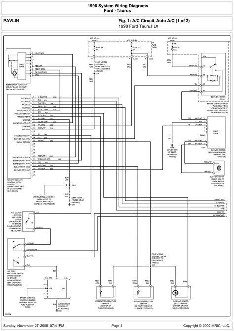 02 Taurus Stereo Wiring Diagram