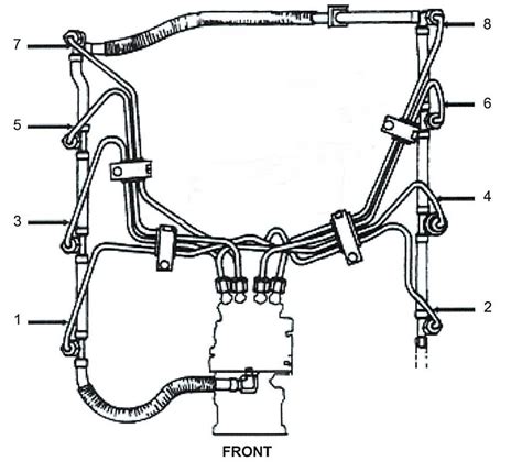 02 ford 73 fuel line diagram 