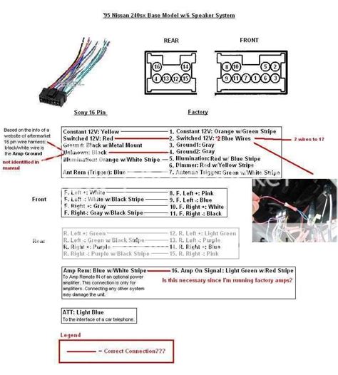 02 nissan stereo wiring diagram 