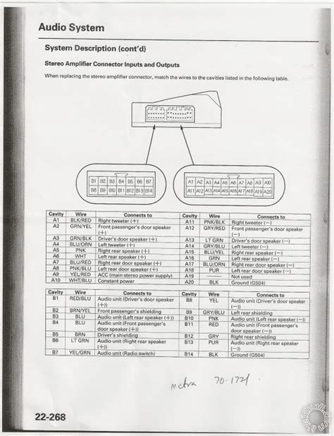 04 Acura Tsx Seat Wiring Diagram