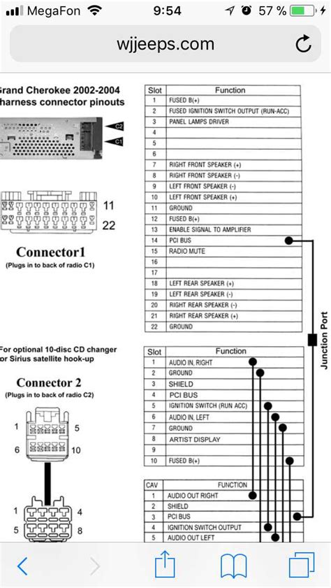 04 Jeep Grand Cherokee Radio Wiring Diagram