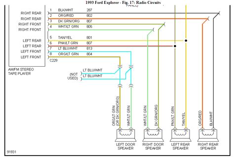 05 Ford Explorer Radio Wiring Diagram