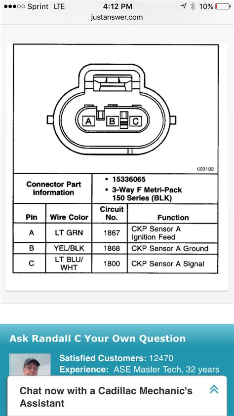 05 Silverado Crankshaft Alignment Sensor Wiring Diagram