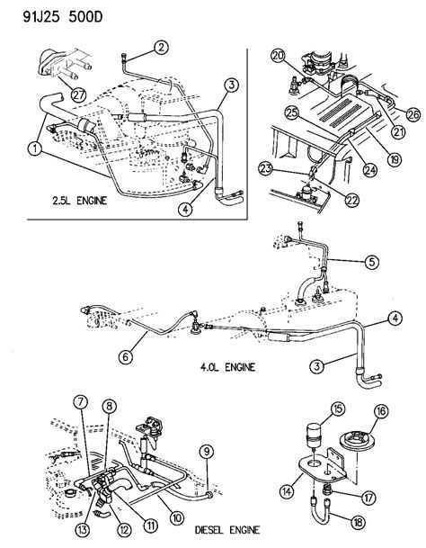05 jeep wrangler vacuum line diagram 