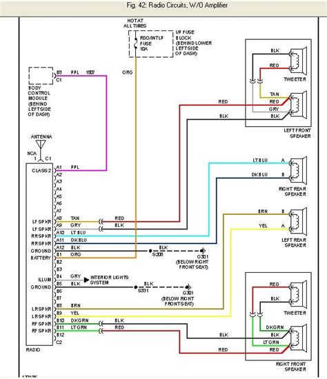 08 Chevy Silverado With Bose Radio Wiring Diagram