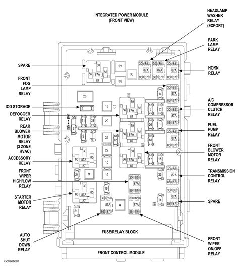 08 dodge avenger fuse diagram 