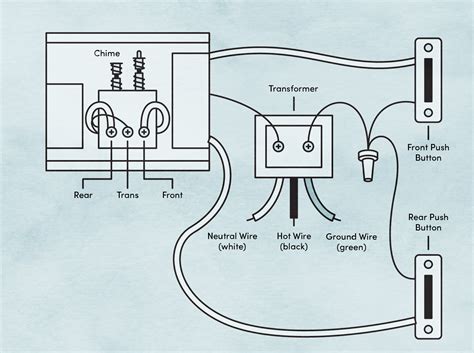 1 Doorbell 2 Chime Wiring Diagram Free